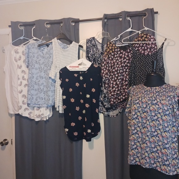 LOFT Tops - 9‎ Loft Tops NWT NWOT Cottagecore Short Sleeve Blouses Med Tunic Tank Tops